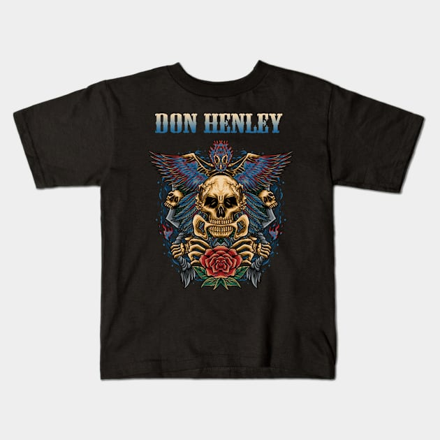 DON HENLEY BAND Kids T-Shirt by Roxy Khriegar Store